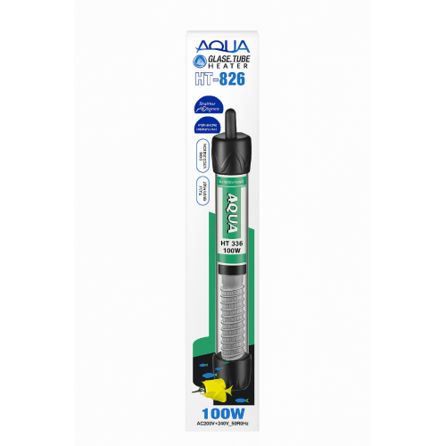 Aqua Akvaryum Isıtıcı 100 Watt – Termostatlı Cam Isıtıcı