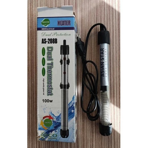 Asian Star Akvaryum Isıtıcı 100 Watt – Otomatik Termostatlı Cam Isıtıcı