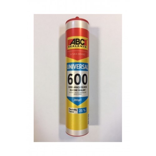 ABC 600 Genel Amaçlı Silikon 280 Gr