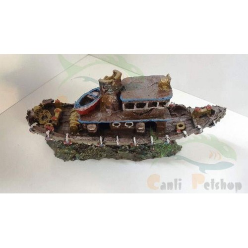 Akvaryum Dekoru Gemi Karadeniz Takası Model-2