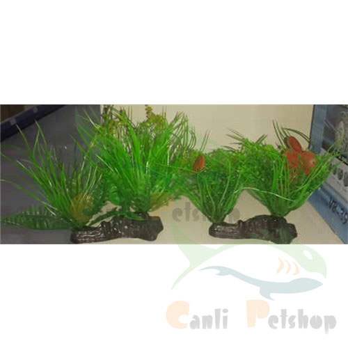 Plastik Bitki 1 Adet 14 cm (21154)