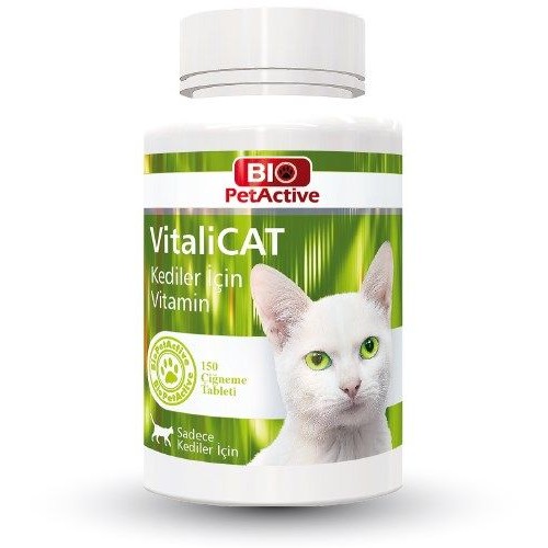 BIO PETACTIVE VİTALİCAT MULTİVİTAMIN 75GR 150TABS