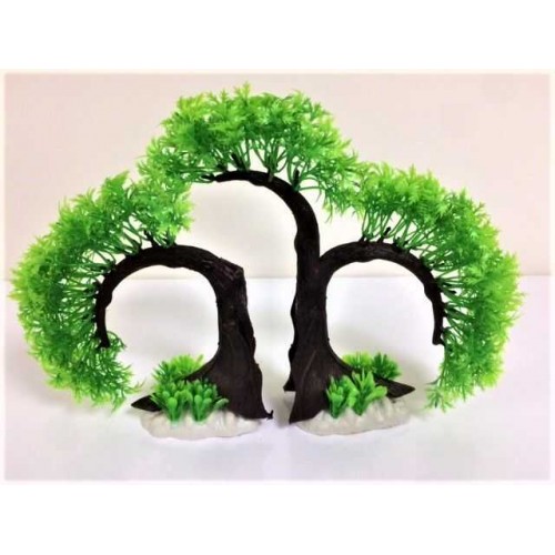 Plastik Bitki 35x25 cm Bonzaili Balık Yuvası ve Eğlence Alanı 1 ad