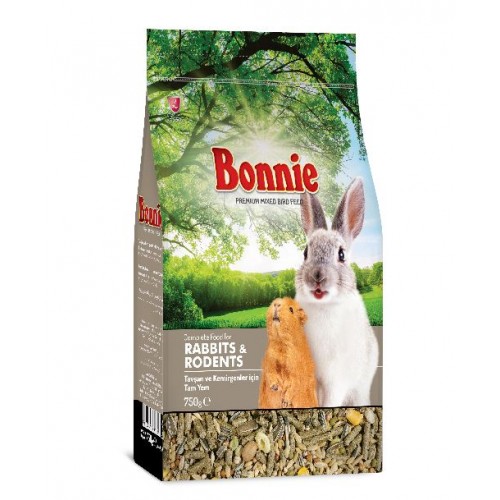 Bonnie Tavşan ve Kemirgen Yemi 750gr