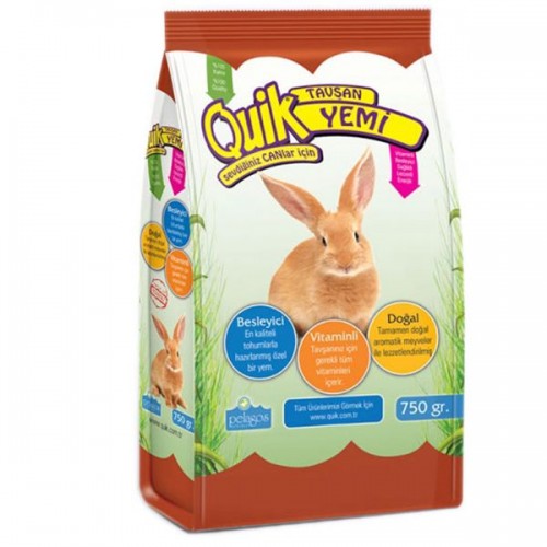 Quik Tavşan Yemi 750 Gram