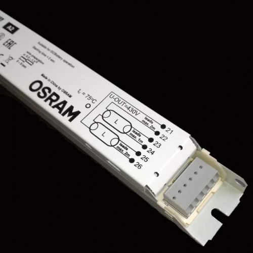 54 W 2x54W Elektronik Balast T5 Ve T8 Floresanlar için 2 Floresanlık