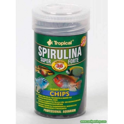 Tropical Spirulina Chips 52 gr