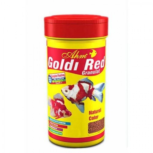 Ahm Goldi Red Granulat Japon Balığı Yemi 100 Ml