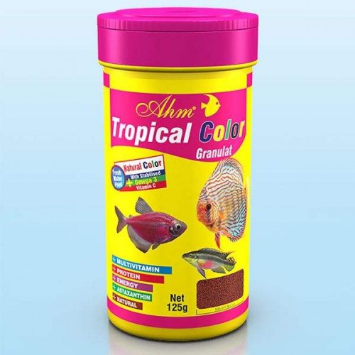 Ahm Tropical Colour Granulat 250 Ml Balık Yemi