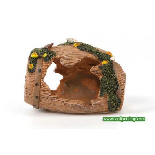 Akvaryum Dekoru Fıçı 14 cm (8012)