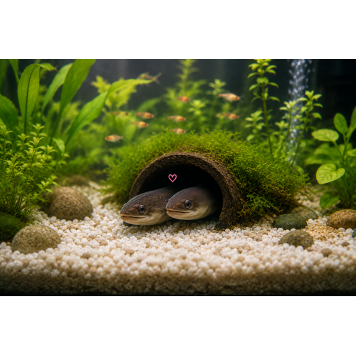 ...Evcil Balık European Eel 15-25 Cm 2 Adet 1 Erkek 1 Dişi Tüm balıklar ile uyumlu Canlı Garantili Gönderililr