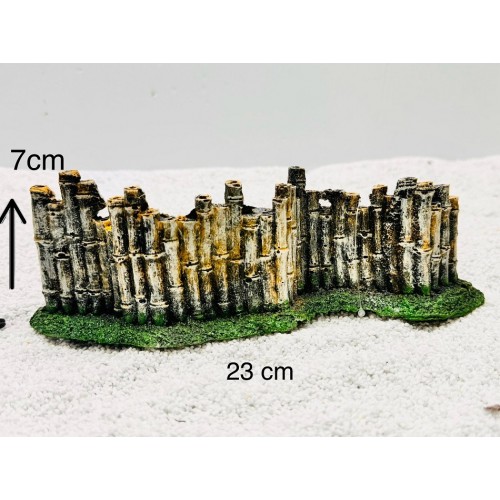 Akvaryum Dekor Büyük Bahçe Çiti 23 cm 