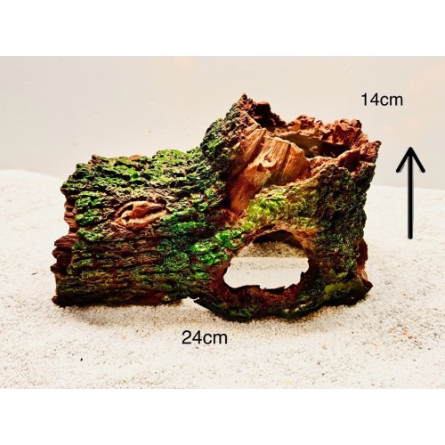 Akvaryum Orta Delikli Kütük Dekor 24 cm