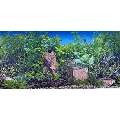 Arka Fon  (Bitkili) 50 cm Uzunluk Yükseklik 50 Cm No: F6