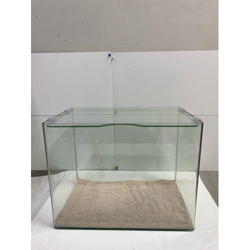 İthal Akvaryum Bombeli 33 Litre 40 cm Extra Clear Camlı Buhar Kapaklı Rodajlı Otobüsle Gönderilicektir