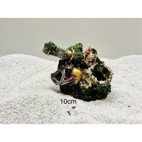 Akvaryum Dekor Büyük Osmanlı Savaş Topu 10x12 Cm