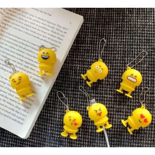 Emoji Model Şarj Kablosu Koruyucu 1 Adet