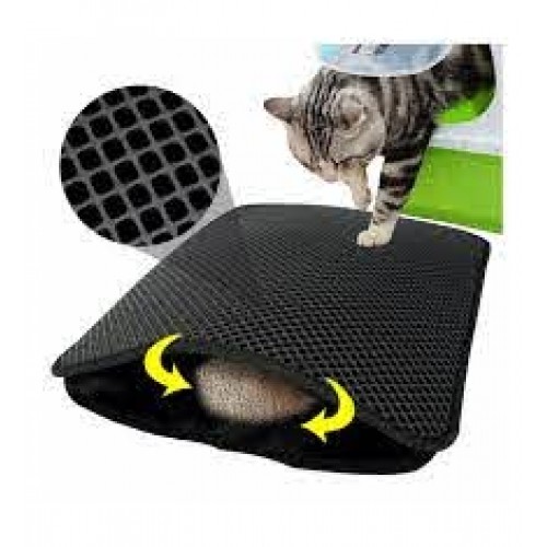 Kedi Tuvaleti Önüne Elekli Pas Pas ( GRİ)