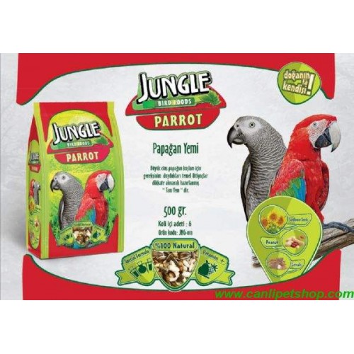 Papağan Yemi Büyük Irk  500 gr ( Jungle )