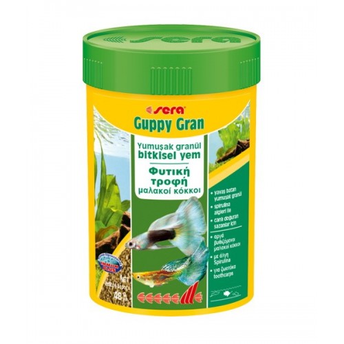 Sera Guppy Gran Nature Lepistes Yemi 100 Ml 44 Gr