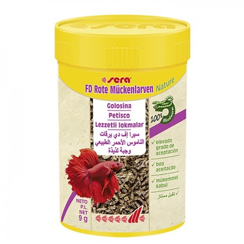Sera Fd Rote Mückenlarven Bloodworms (Kan Kurdu) 50 Ml