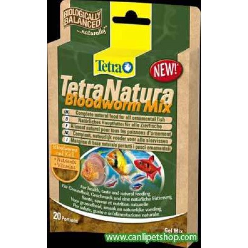 Tetra Natura Bloodworm Mix 4 Gr 20 Adet