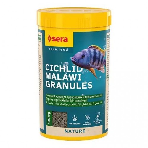 Sera Cichlid Mini Granules Granül Balık Yemi 250 ml