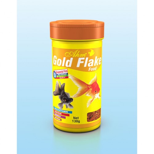 Ahm Koi ve Japon Balığı Pul Yem  Gold Flake Japon Yemi 250 ML
