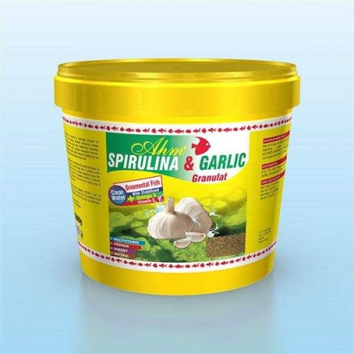 Spirulina Garlic Sarımsaklı Granül Yem 60 Ml (Kovadan Bölme)