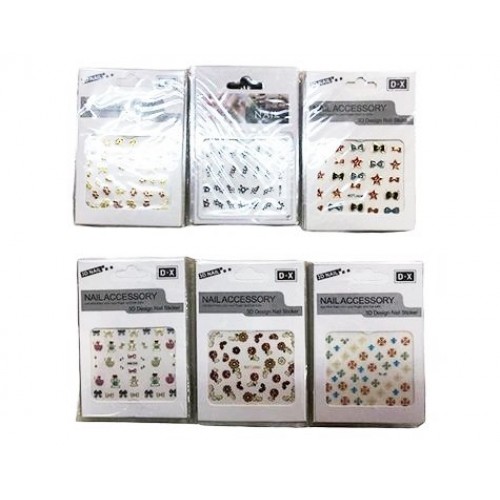 3D Desenli Tırnak Sticker (Nail Stickers) 1 Ad