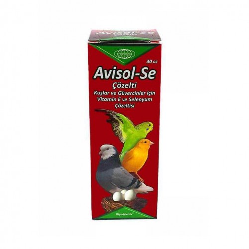 Avisol-Se Kuş Vitamin ve Mineral Takviyesi 30 cc
