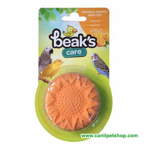 Beaks Portakal Aromalı Kuş Büyük Gagataşı 1 Adet 7 Cm