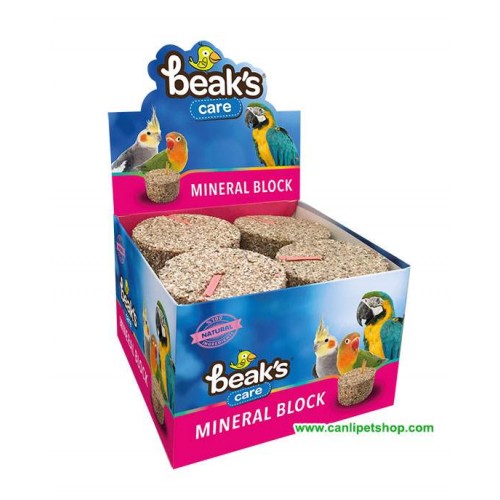 Mineralli Blok Kuş Yemi 1 Adet (Beaks) 7 Cm Çap Büyük