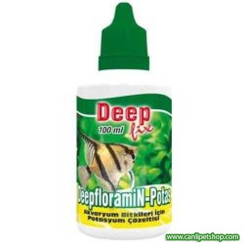 Deep Floramin Potas (Akvaryum Bitkileri için Potasyum Gübresi) 100 Ml