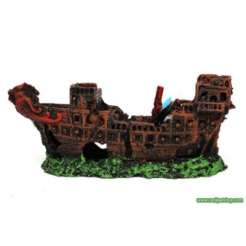 Kartallı Motifli Gemi 24 cm (5519)
