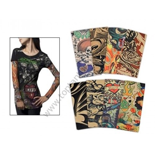 Tattoo Sleeves Giyilebilir Dövme