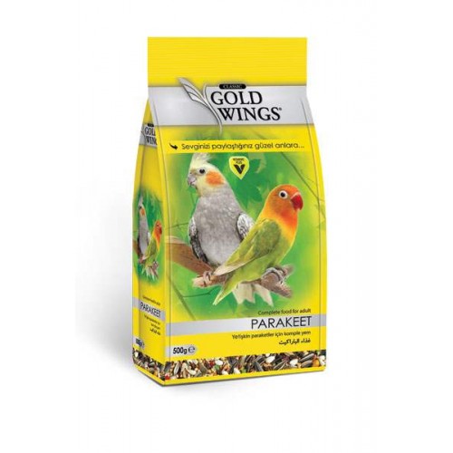 Papağan ve Paraket İçin Yem 500 gr (Gold Wingis)
