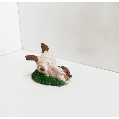 Akvaryum Dekor  Mini Boğa Kafatası