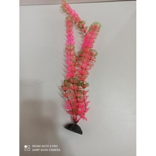 Plastik Bitki 33 cm Tilki Kuyruğu Pembe 