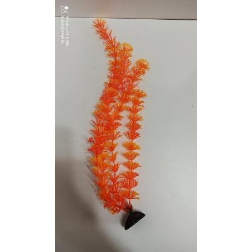 Plastik Bitki 33 cm Tilki Kuyruğu Turuncu