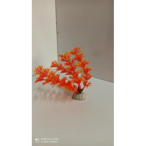 Plastik Bitki 12 cm Tilki Kuyruğu Turuncu