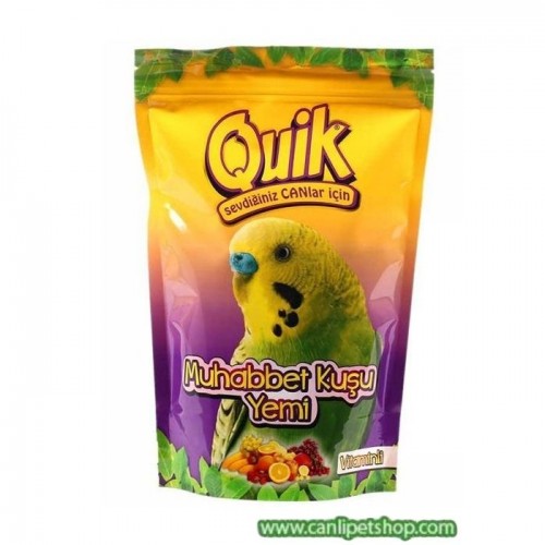 Yem Quik Meyveli Muhabbet Kuşu Yemi 1 Kg