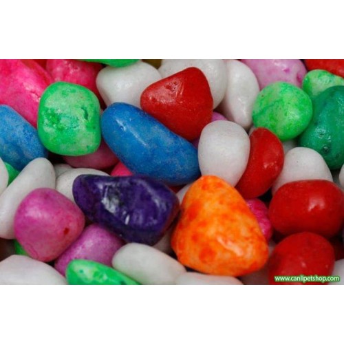 Karışık Renkli Taş 1 Kg 8-12 Mm