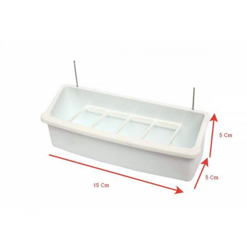 Telli Izgara Yemlik Beyaz 15 cm 1 Adet