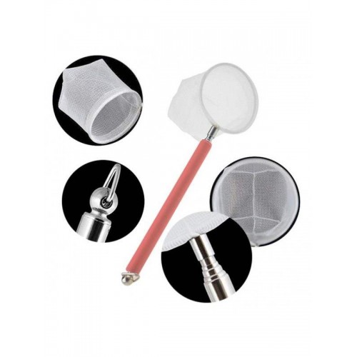 Karides Balık Kepçesi Teleskopik Çap 5 cm  Uzunluk 18 - 52,5 cm (Uzayıp-Kısalır)