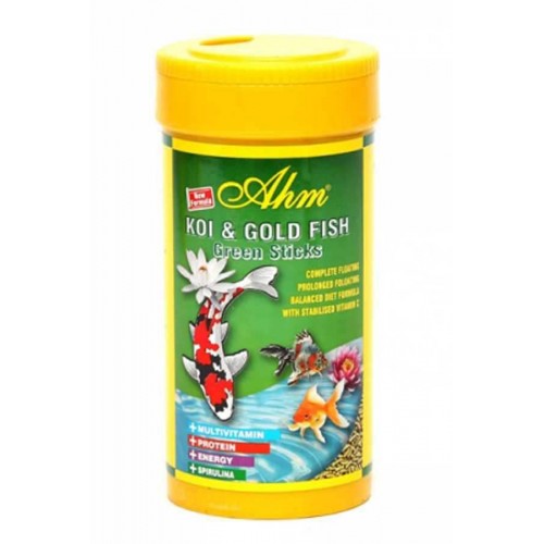 Ahm Koi ve Japon Balığı Bitkisel Yem ( Green Pond Sticks 1000 ml)