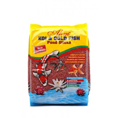 Koi ve Japon Balığı Renk Yemi (Koi Goldfish Colour Pond Sticks 1 Kg) 