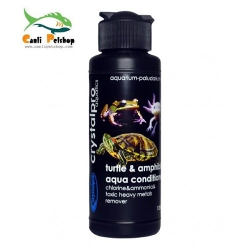 Crystalpro Aqua Conditioner 125 ml Kaplumbağa-Kurbağa-axolotl vb canlılar İçin su düzenleyici