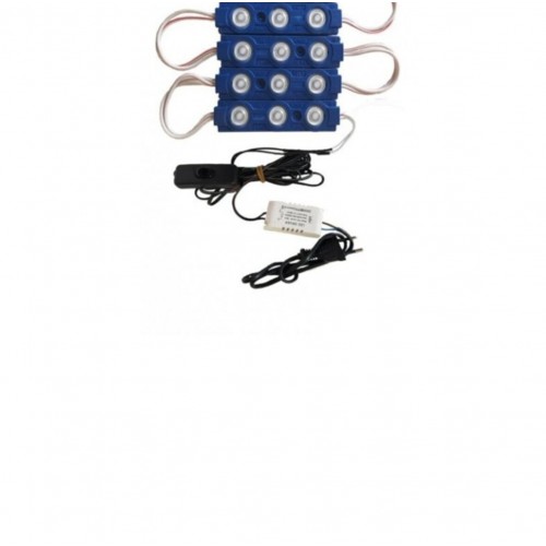 Power Led 40-60 Cm Akvaryuma Uygun 4 Adet Led --Mavi