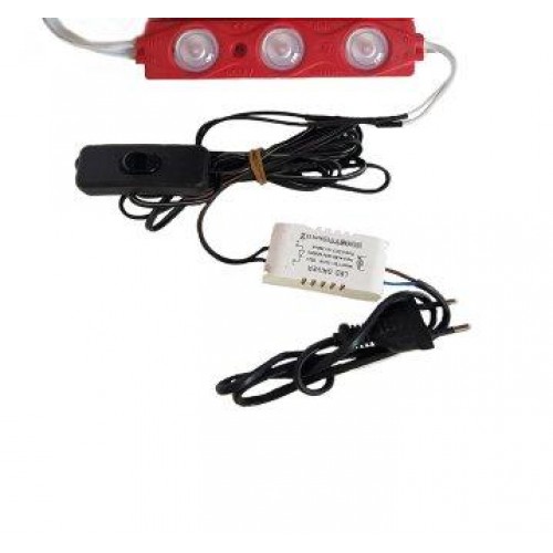 Power Led  40-60 Cm Akvaryuma  Uygun 1 Adet Led -- Kırmızı